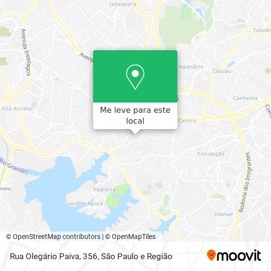 Rua Olegário Paiva, 356 mapa