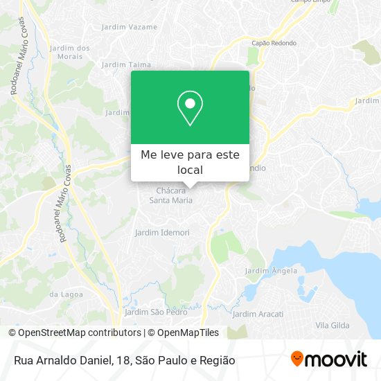 Rua Arnaldo Daniel, 18 mapa