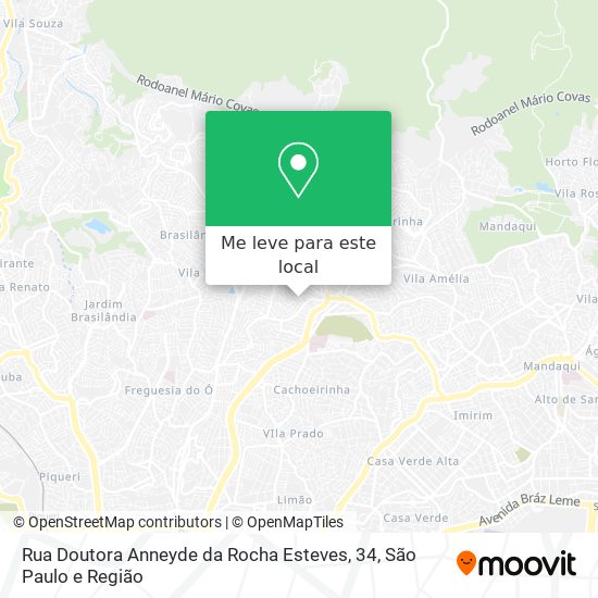 Rua Doutora Anneyde da Rocha Esteves, 34 mapa