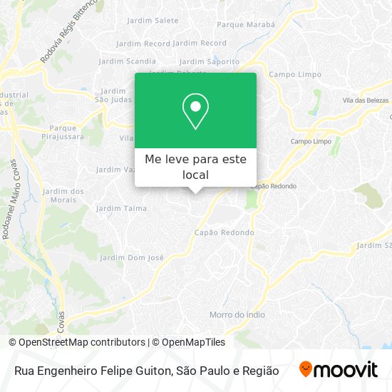 Rua Engenheiro Felipe Guiton mapa