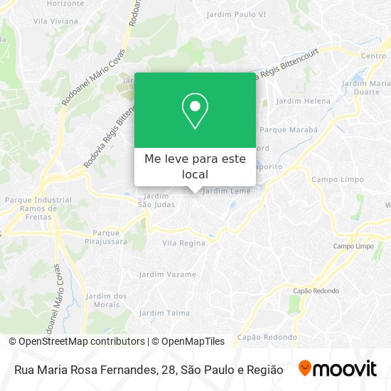 Rua Maria Rosa Fernandes, 28 mapa