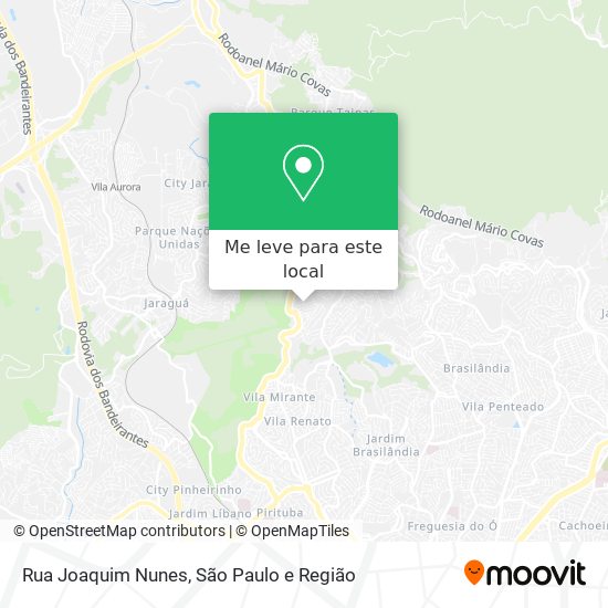 Rua Joaquim Nunes mapa