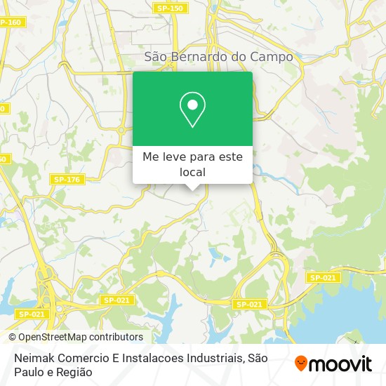 Neimak Comercio E Instalacoes Industriais mapa