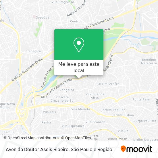 Avenida Doutor Assis Ribeiro mapa