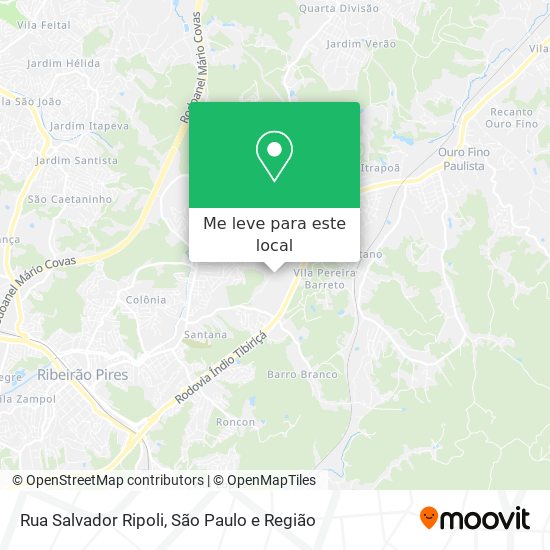 Rua Salvador Ripoli mapa