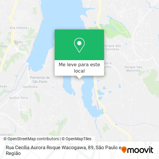 Rua Cecília Aurora Roque Wacogawa, 89 mapa