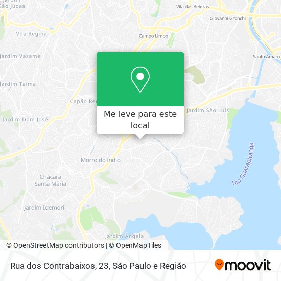 Rua dos Contrabaixos, 23 mapa