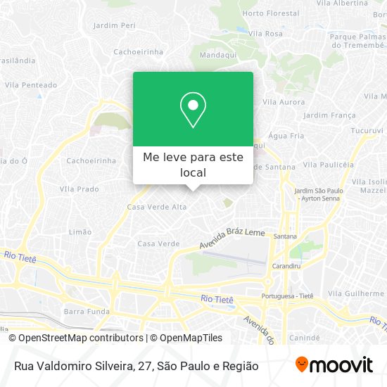 Rua Valdomiro Silveira, 27 mapa