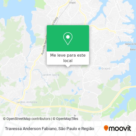 Travessa Anderson Fabiano mapa