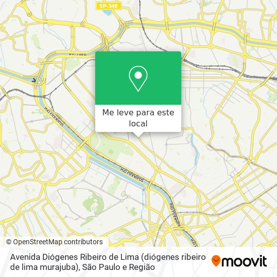 Avenida Diógenes Ribeiro de Lima (diógenes ribeiro de lima murajuba) mapa