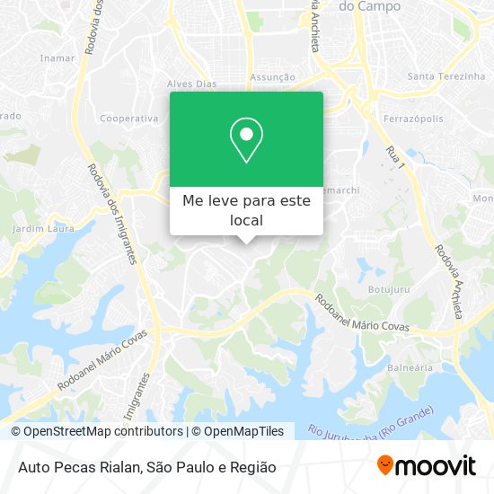 Auto Pecas Rialan mapa