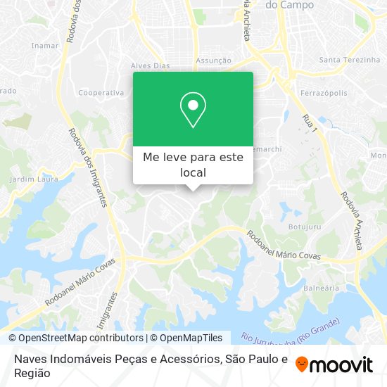 Naves Indomáveis Peças e Acessórios mapa