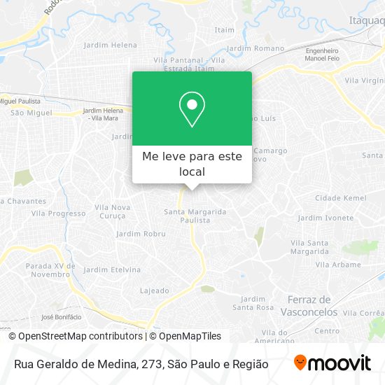 Rua Geraldo de Medina, 273 mapa