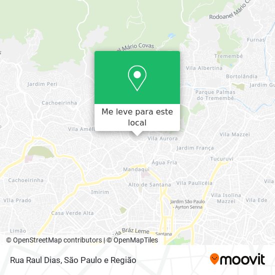 Rua Raul Dias mapa