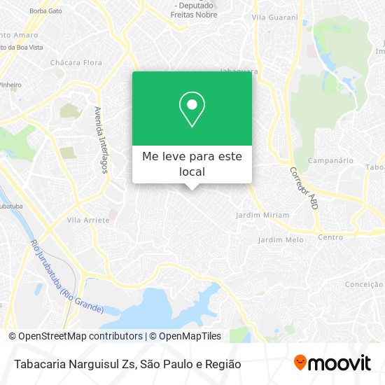 Tabacaria Narguisul Zs mapa