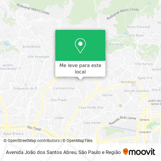 Avenida João dos Santos Abreu mapa