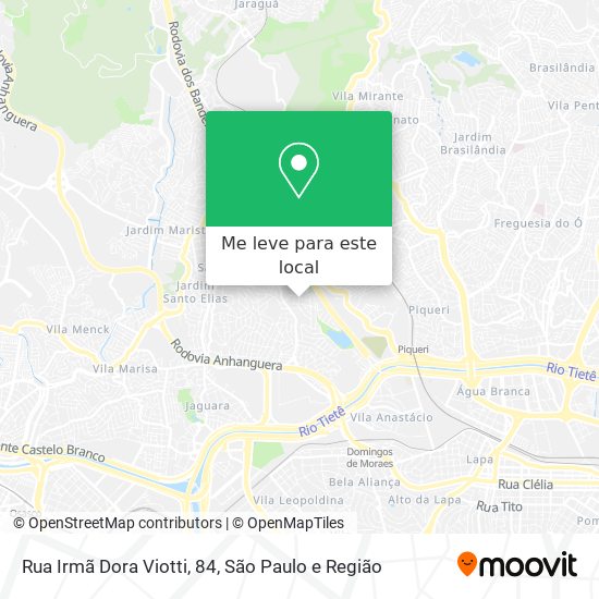 Rua Irmã Dora Viotti, 84 mapa