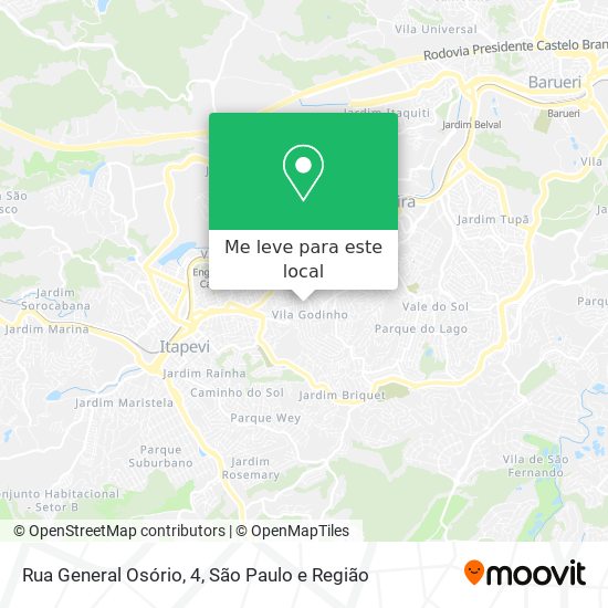 Rua General Osório, 4 mapa