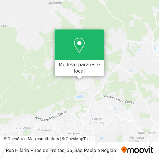 Rua Hilário Pires de Freitas, 66 mapa