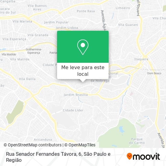 Rua Senador Fernandes Távora, 6 mapa