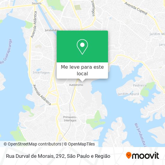 Rua Durval de Morais, 292 mapa