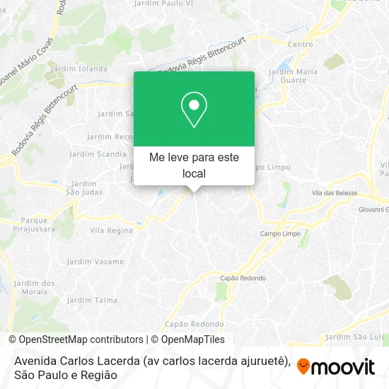 Avenida Carlos Lacerda (av carlos lacerda ajuruetê) mapa