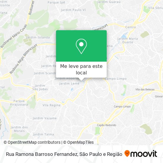 Rua Ramona Barroso Fernandez mapa