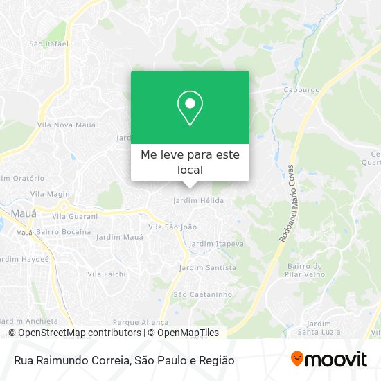 Rua Raimundo Correia mapa