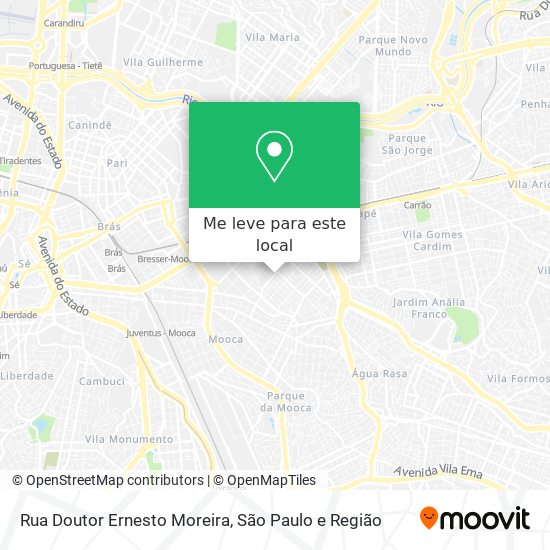 Rua Doutor Ernesto Moreira mapa