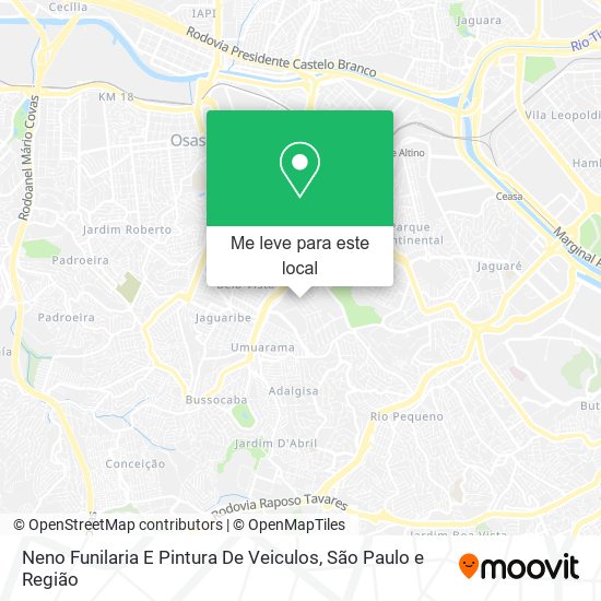 Neno Funilaria E Pintura De Veiculos mapa