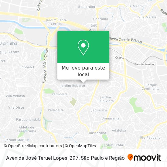 Avenida José Teruel Lopes, 297 mapa