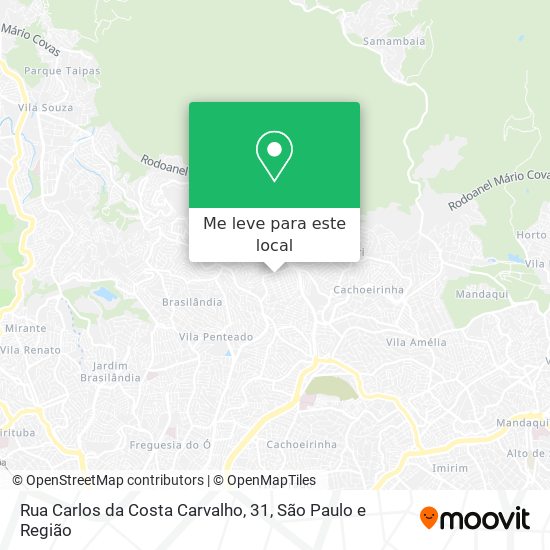 Rua Carlos da Costa Carvalho, 31 mapa