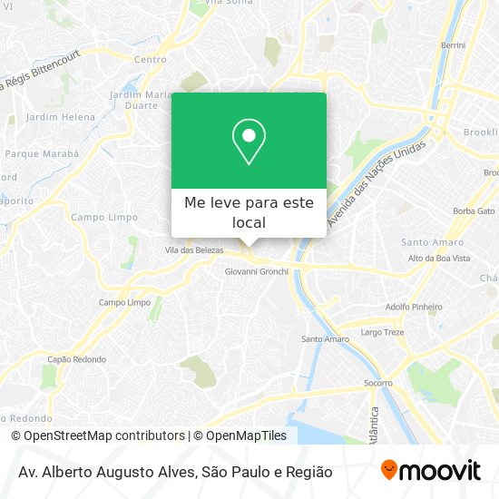 Av. Alberto Augusto Alves mapa