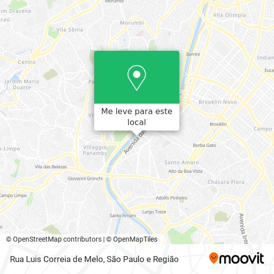Rua Luis Correia de Melo mapa