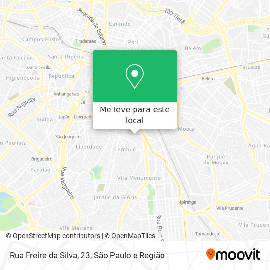 Rua Freire da Silva, 23 mapa