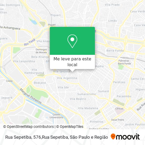 Rua Sepetiba, 576,Rua Sepetiba mapa