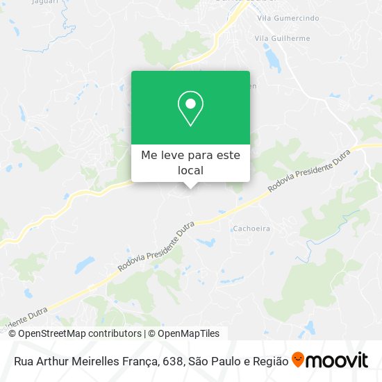 Rua Arthur Meirelles França, 638 mapa