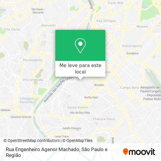 Rua Engenheiro Agenor Machado mapa