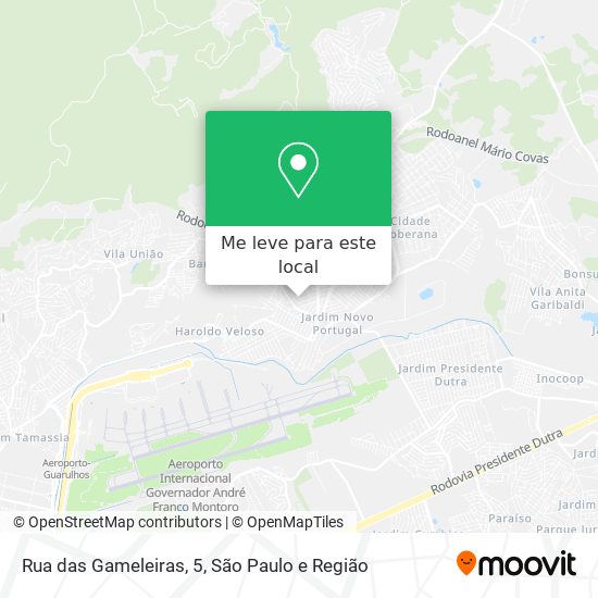 Rua das Gameleiras, 5 mapa