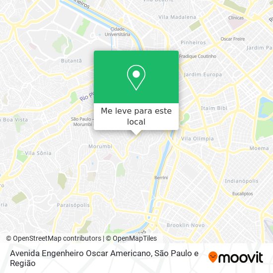 Avenida Engenheiro Oscar Americano mapa