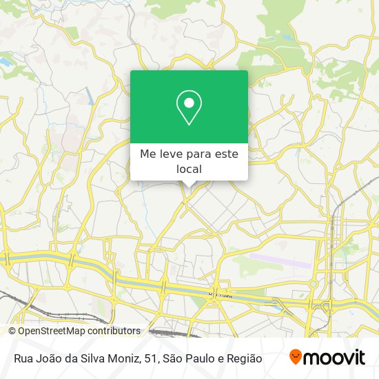 Rua João da Silva Moniz, 51 mapa