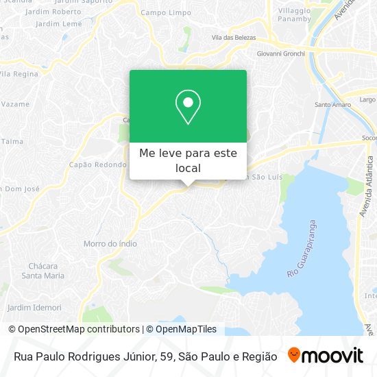 Rua Paulo Rodrigues Júnior, 59 mapa