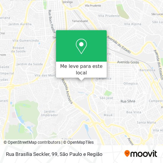 Rua Brasília Seckler, 99 mapa