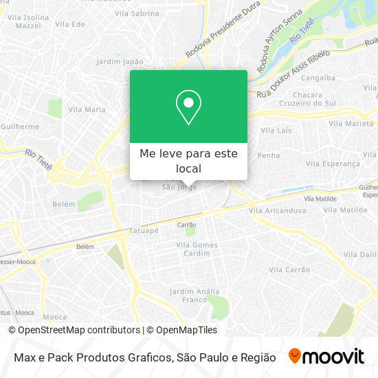 Max e Pack Produtos Graficos mapa