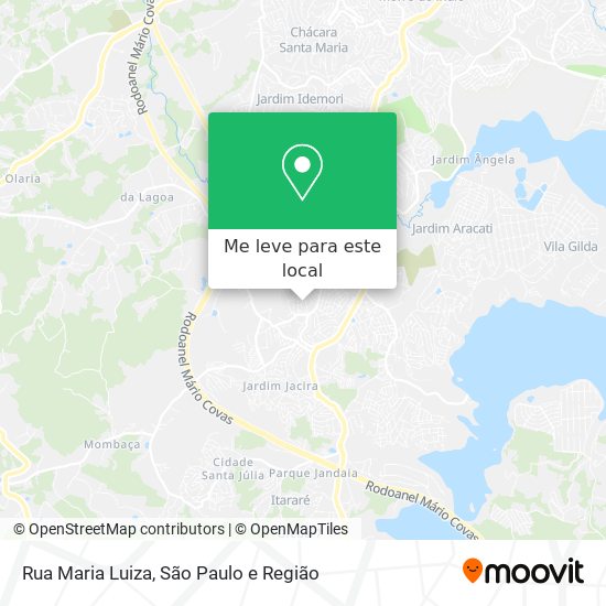 Rua Maria Luiza mapa
