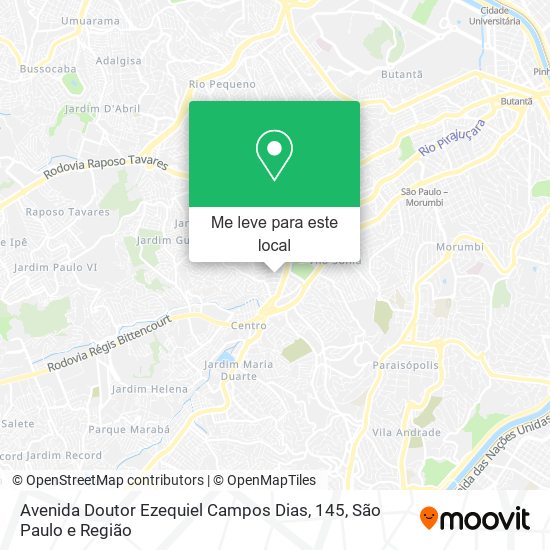 Avenida Doutor Ezequiel Campos Dias, 145 mapa
