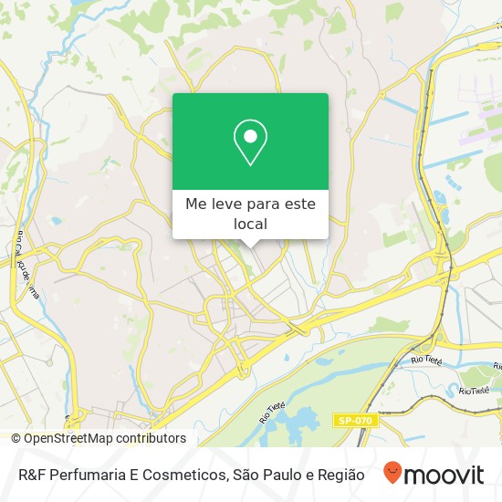 R&F Perfumaria E Cosmeticos, Avenida Doutor Renato de Andrade Maia, 516 Paraventi Guarulhos-SP 07114-000 mapa