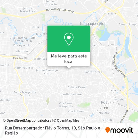 Rua Desembargador Flávio Torres, 10 mapa