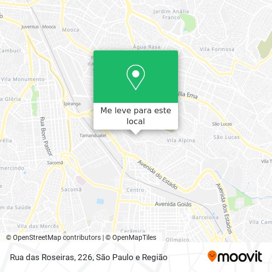 Rua das Roseiras, 226 mapa