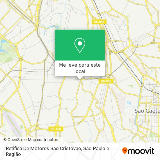 Retifica De Motores Sao Cristovao mapa